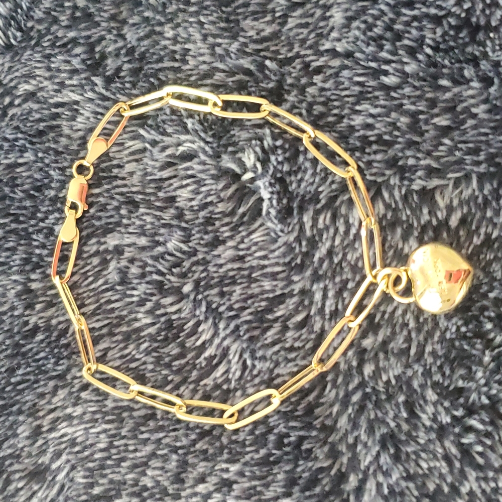 Paper clip bracelet